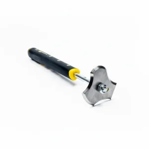 Speedheater profile scraper with a curved multi-shape blade and yellow-and-black handle