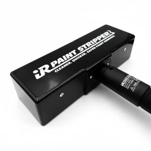 Black IR Paint Stripper head reading Cleaner Quicker Safer Paint Removal with handle attached