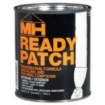 MH Ready Patch spackling and patching compound, black can with orange text, one quart